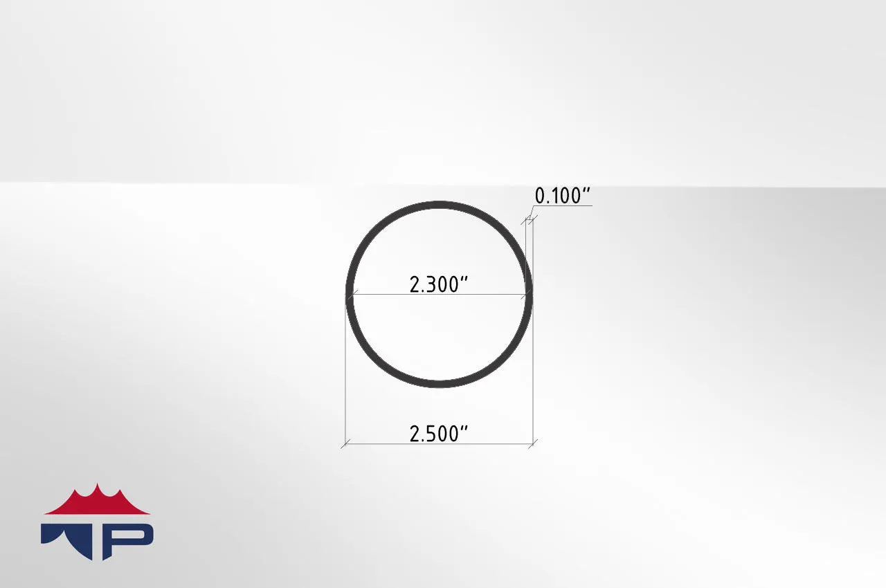 2.5" OD CAN Pipe x 9'-3"Can-T