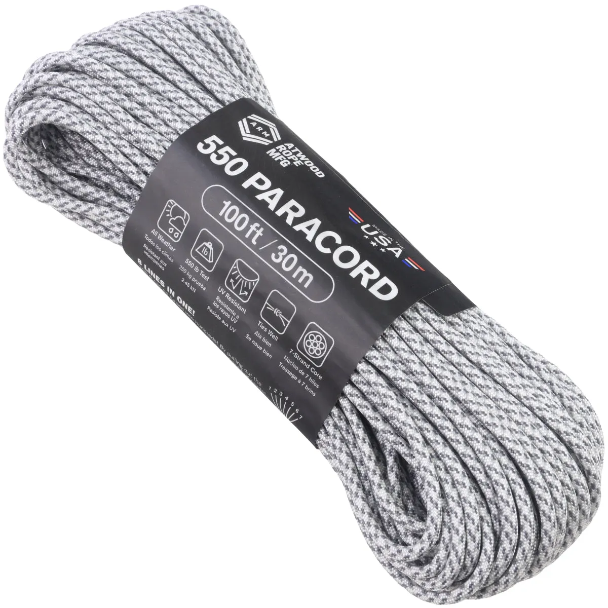 550 Paracord - Arctic Camo