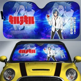 Aikurou Mikisugi Car Sunshade Custom Characters Kill La Kill Anime Car Accessories