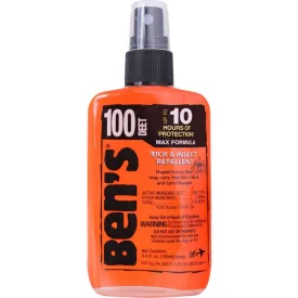 Ben's 100 Spray Pump Insect Repellent   3.4 Oz