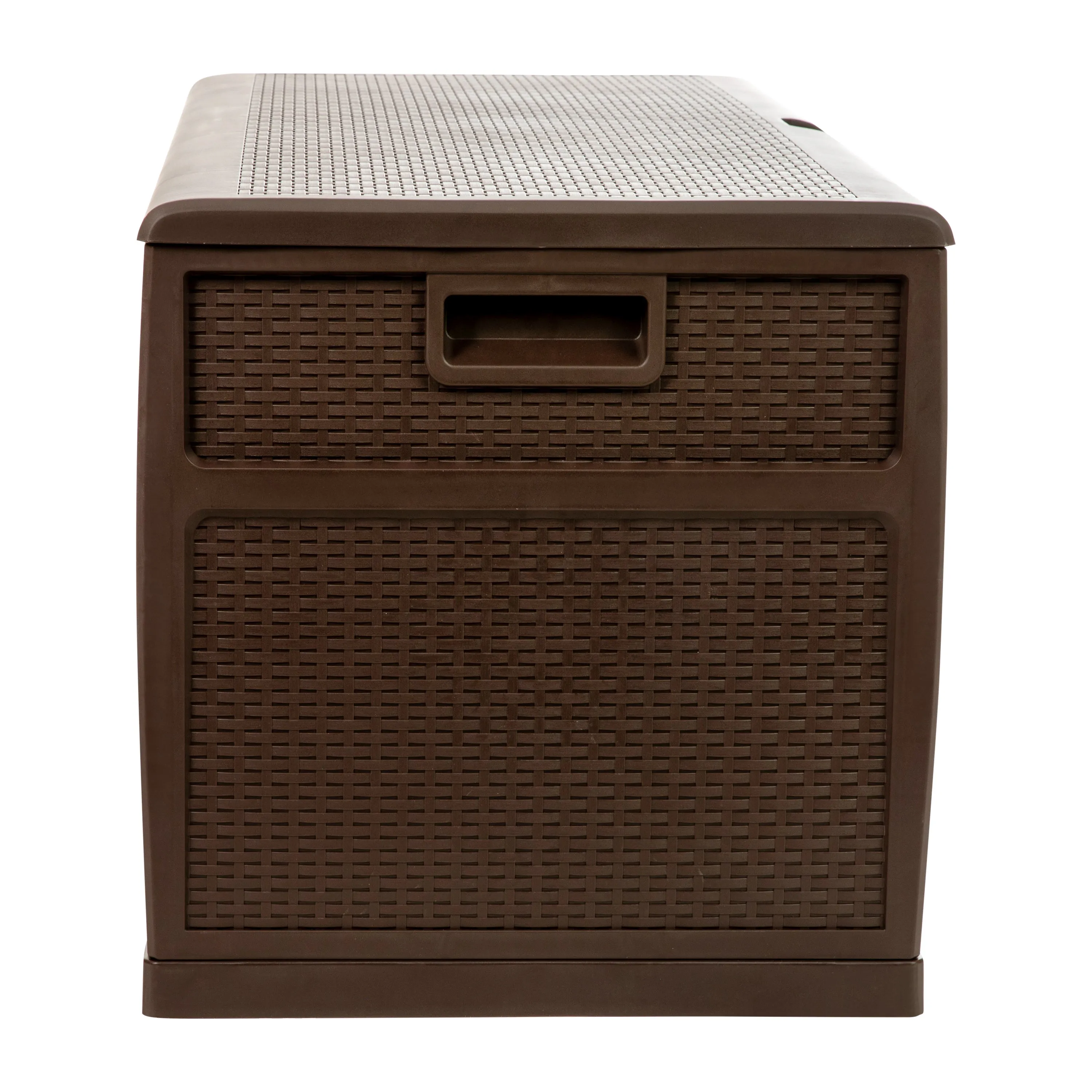 Brown 120 Gal Plastic Deck Box QT-KTL-4023BRN-GG