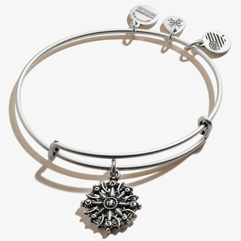 Compass Charm Bangle