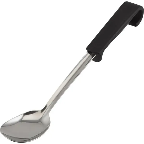 Genware Plastic Handle Small Spoon Black