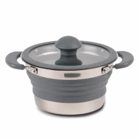 Kampa Folding Saucepan 3LTR (Grey)