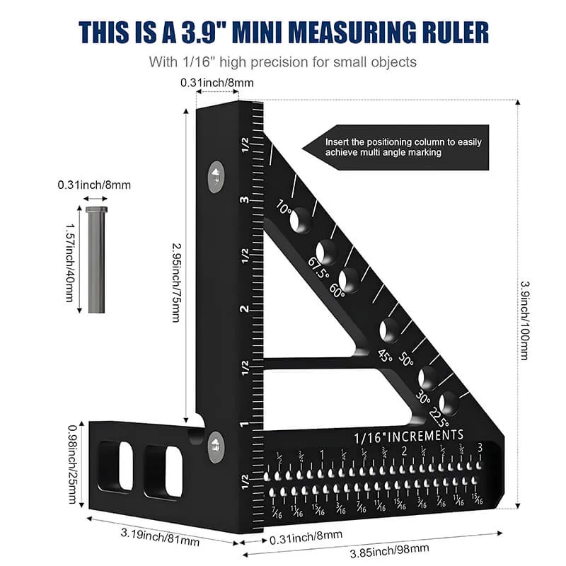 Levoite™ Precision 3D Multi-Angle Marking Square