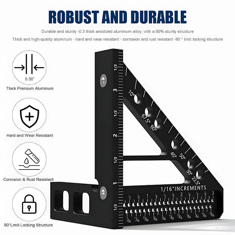 Levoite™ Precision 3D Multi-Angle Marking Square