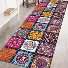 Moroccan Ethnic Floor Mat Nonslip Modern Kitchen Essential