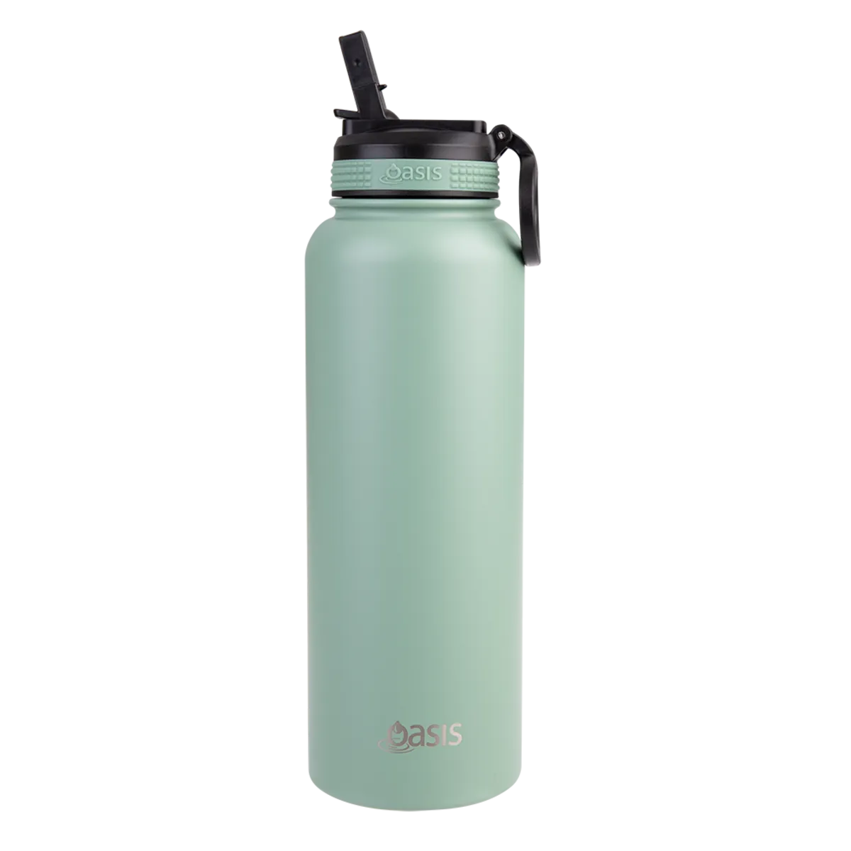 Oasis Challenger Insulated 1.1L Drink Bottle - Sage Green