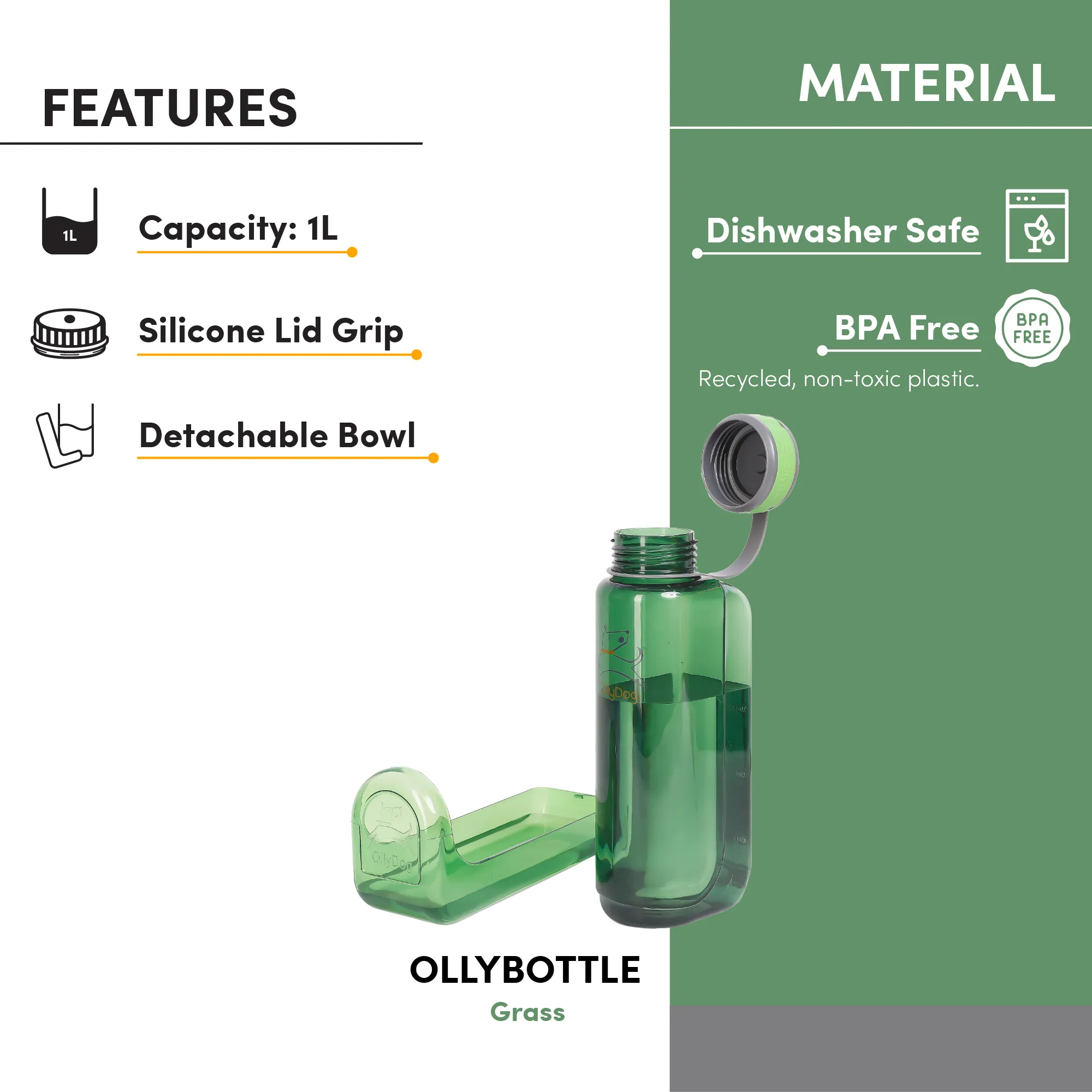 OllyBottle in Grass | Water Sharing System