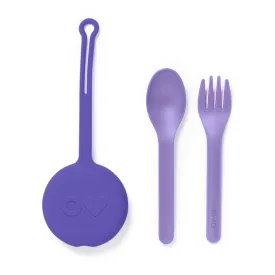 OmieBox Cutlery Pod Set -  LILAC