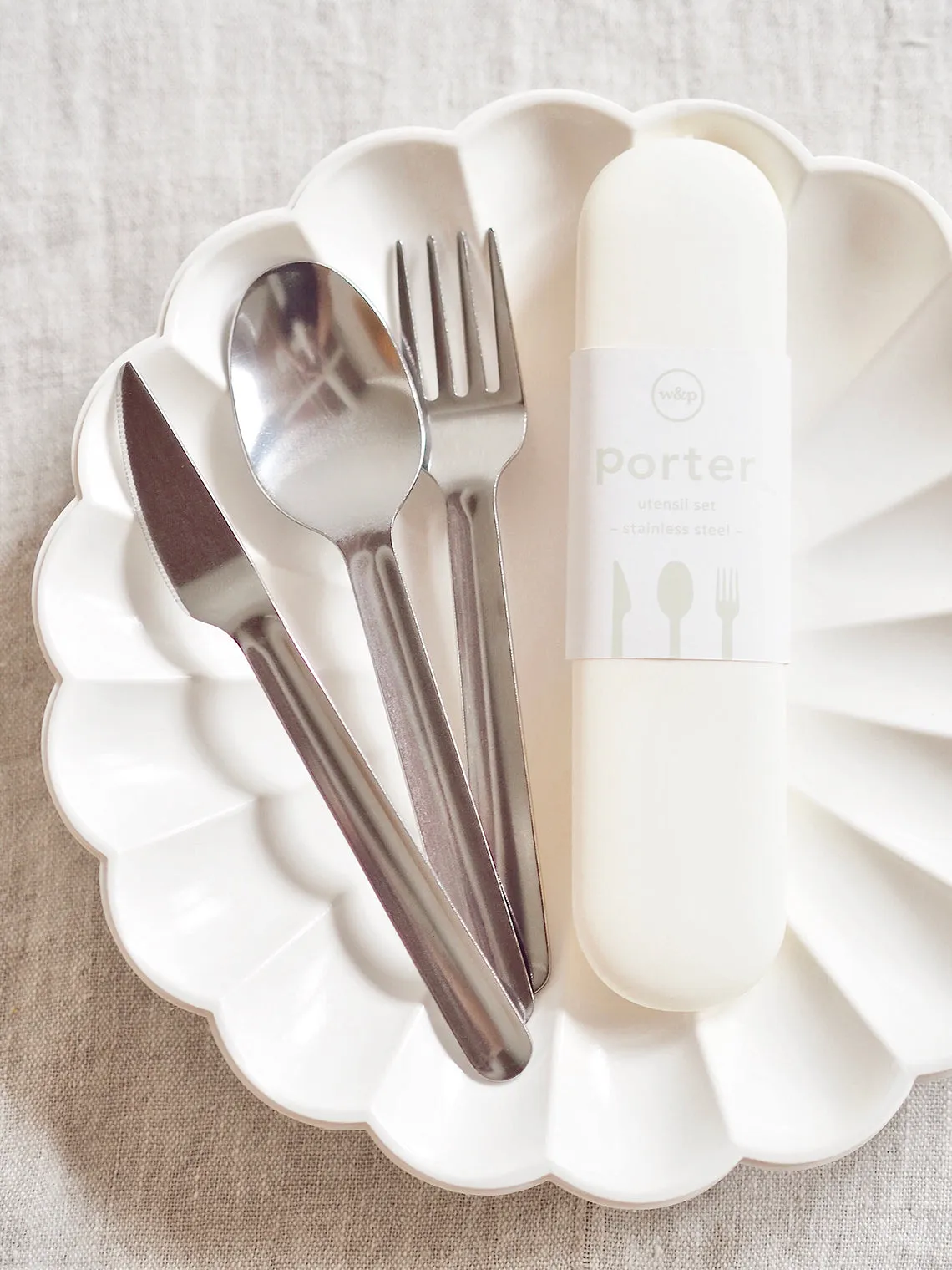 On The Go Cream Utensil Set