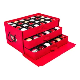 Ornament Storage Box with 3 Trays