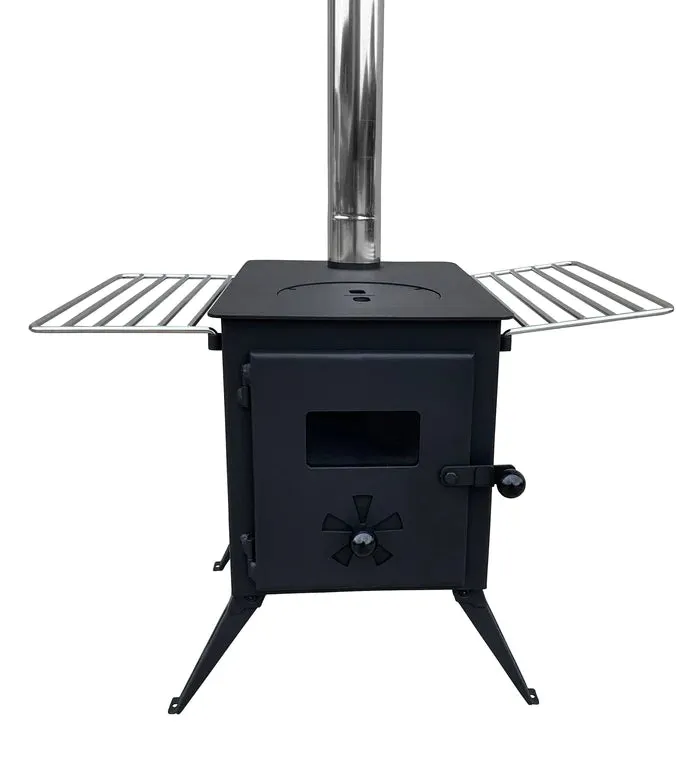 Outbacker® 'Firebox' Tent Stove & Water Heater Package