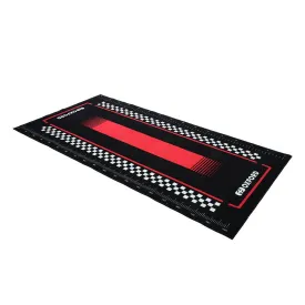 Oxford Workshop Mat Pitlane Red L 200 x 100cm Motorcycle Mat