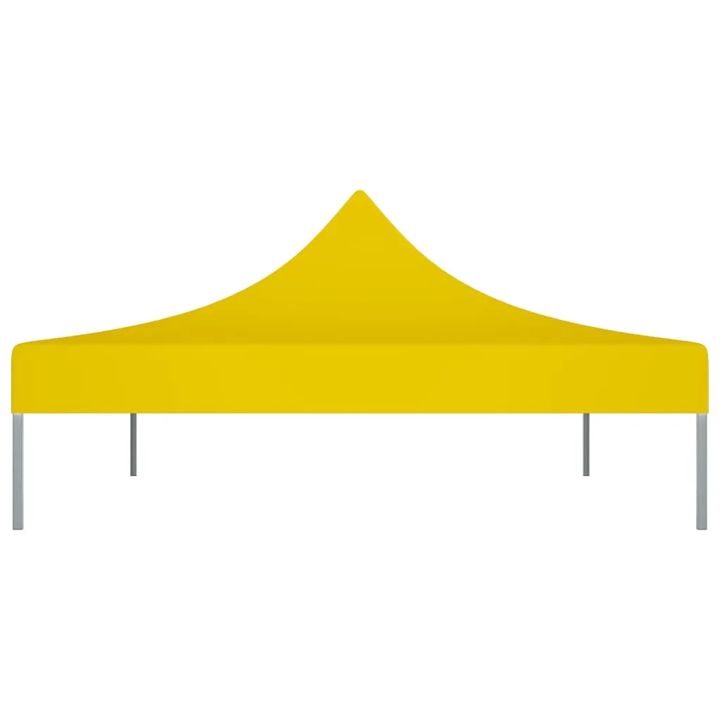 Party Tent Roof 4.5x3 m Yellow 270 g/m²