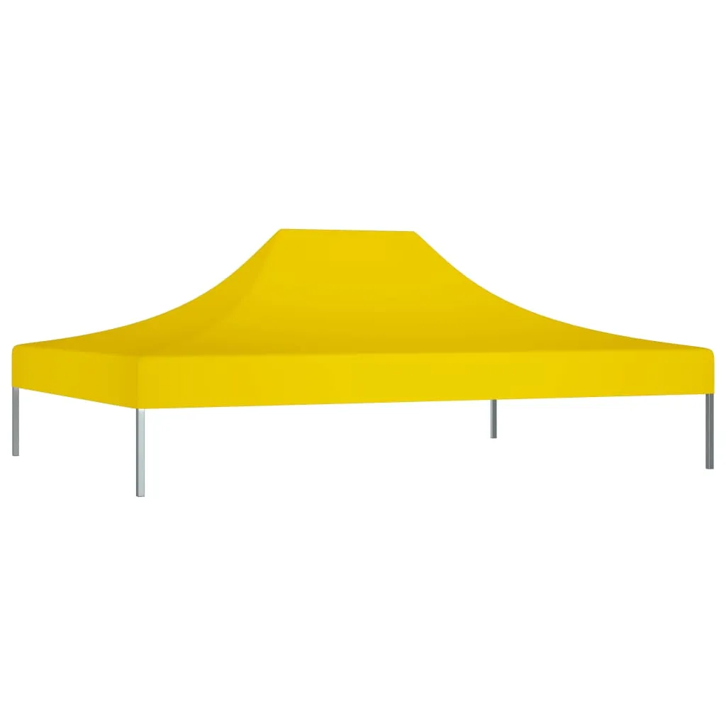 Party Tent Roof 4.5x3 m Yellow 270 g/m²