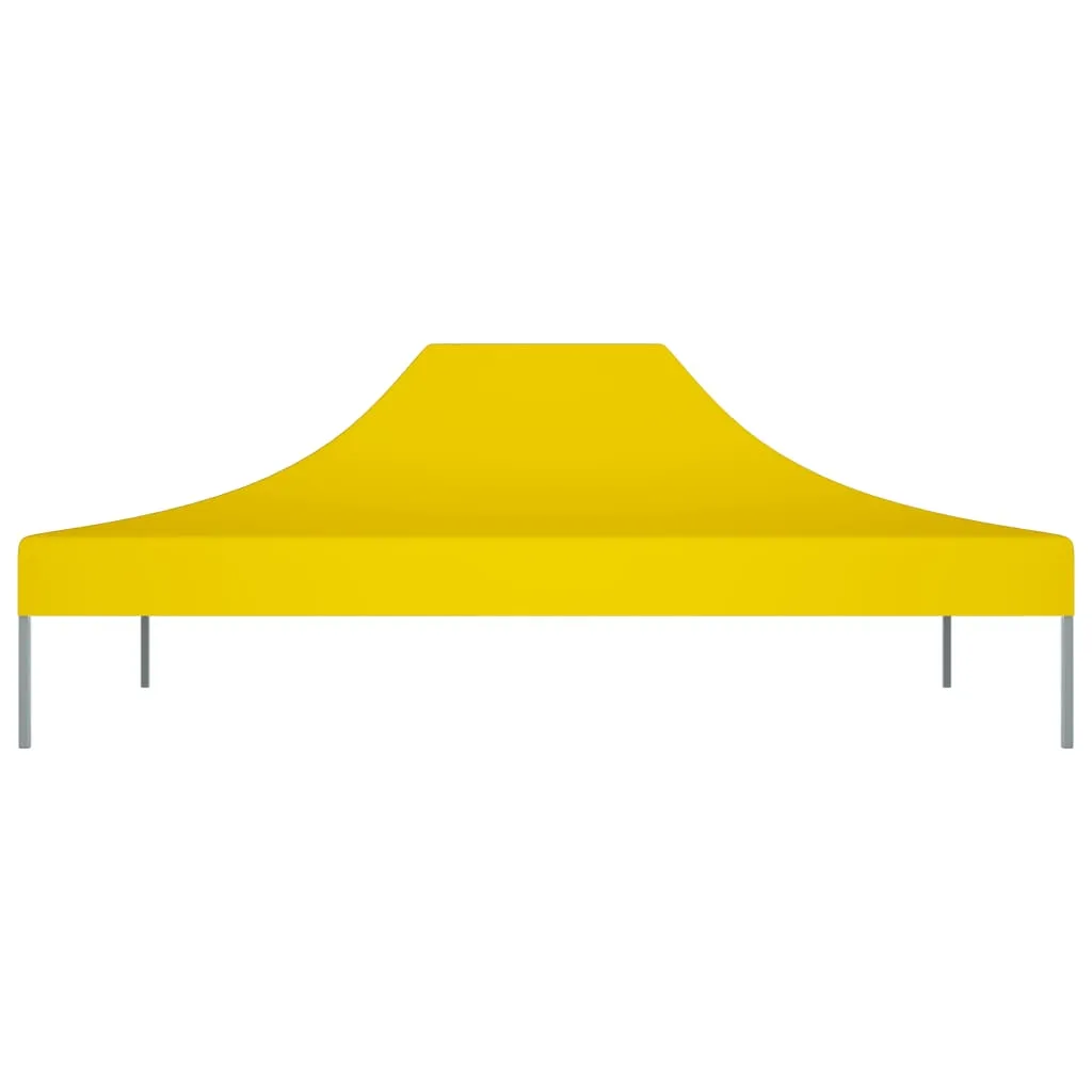 Party Tent Roof 4.5x3 m Yellow 270 g/m²