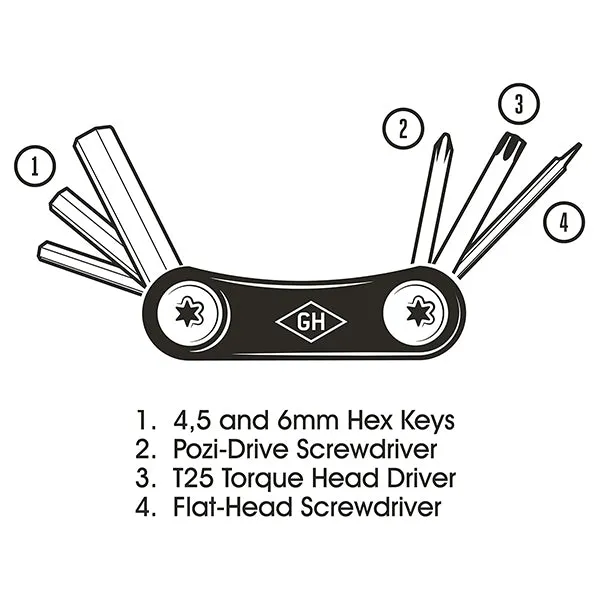 Pocket Bicycle Multi-Tool