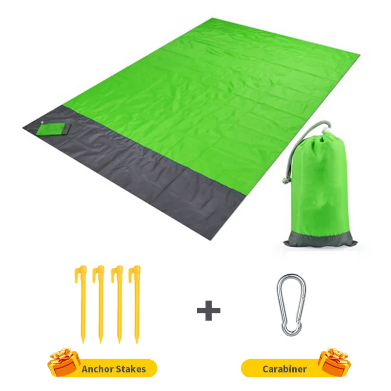 Portable Folding Camping Mat Waterproof Pocket Beach Blanket