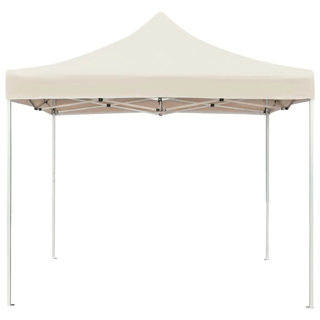 Professional Folding Party Tent Aluminium 3x3 m Cream