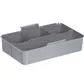 Q-Line Storage Box With Tray 6L - Transparent/Metallic