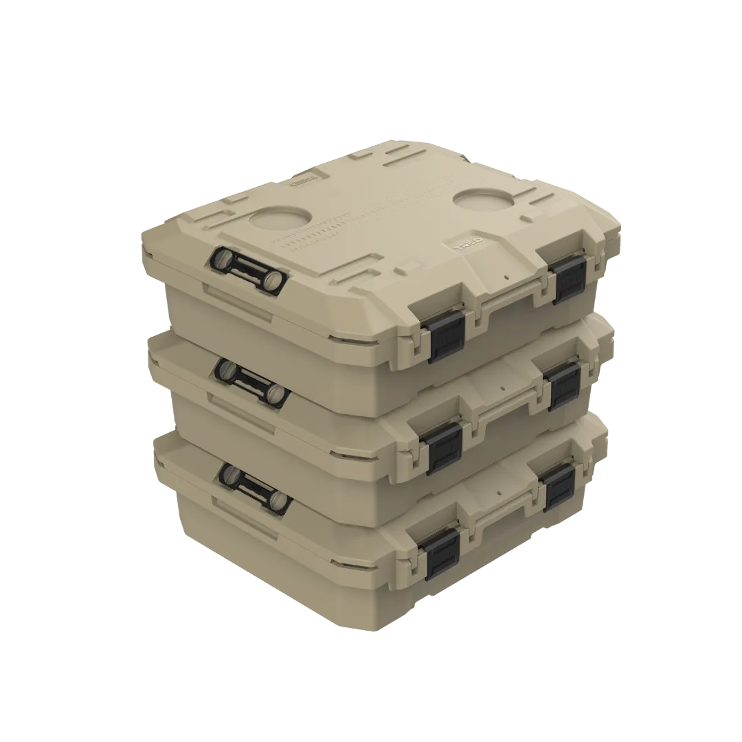 Set of 3 TRED Storage Boxes 25L