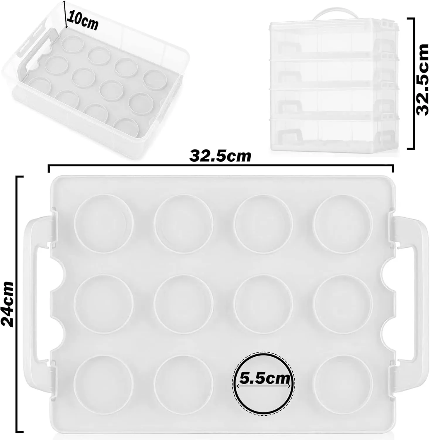 SG Traders™  Cake Carrier Box