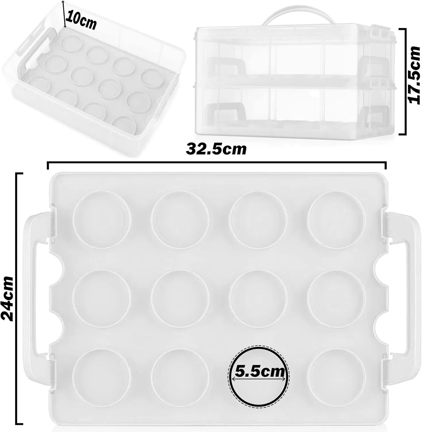 SG Traders™  Cake Carrier Box