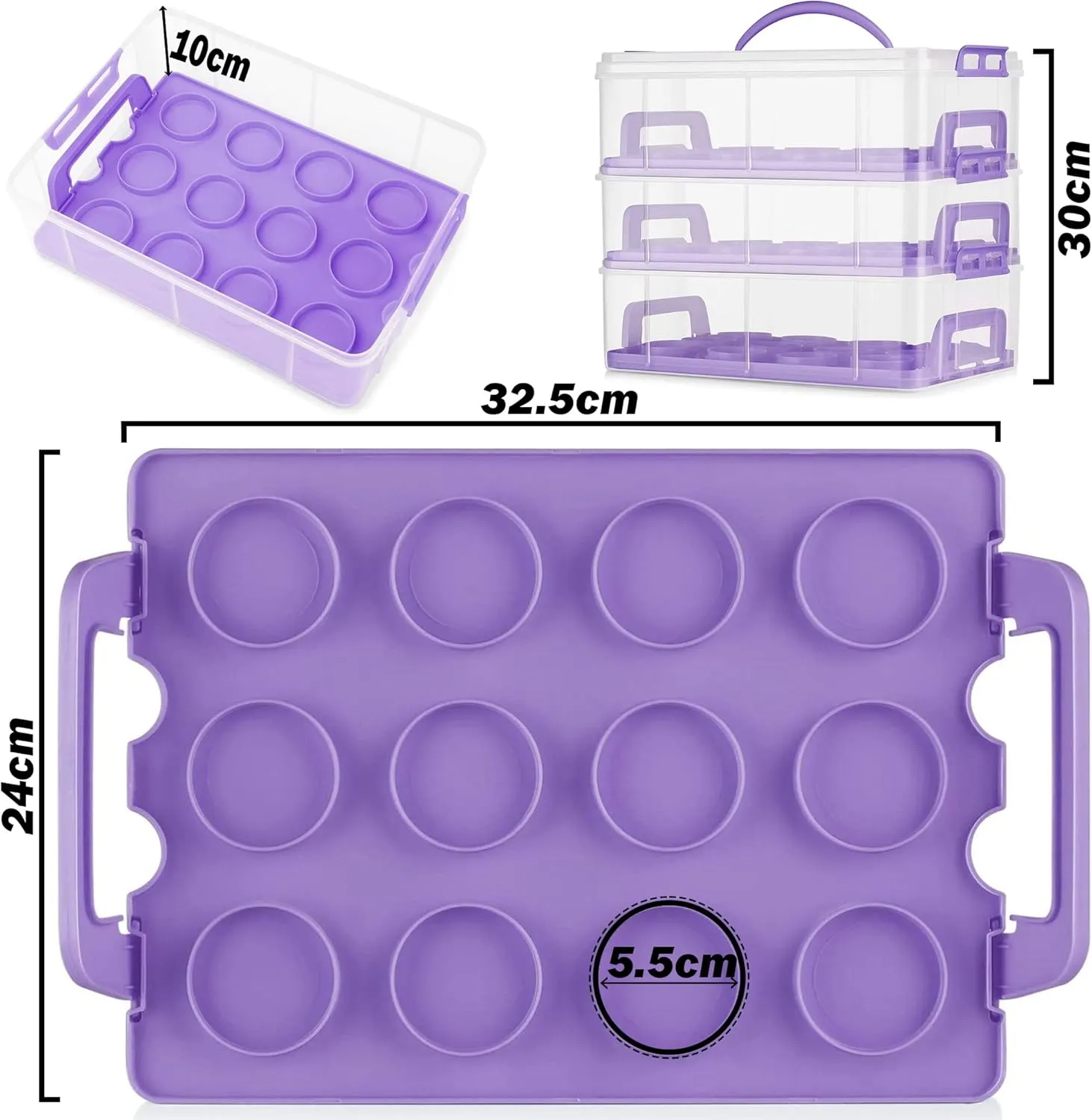 SG Traders™  Cake Carrier Box