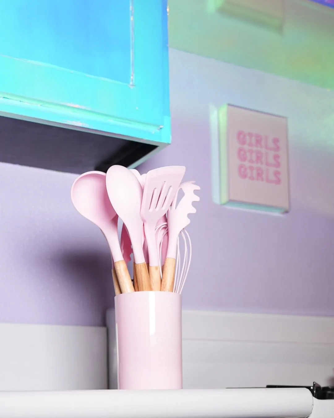 Trixie Pink Kitchen Utensils