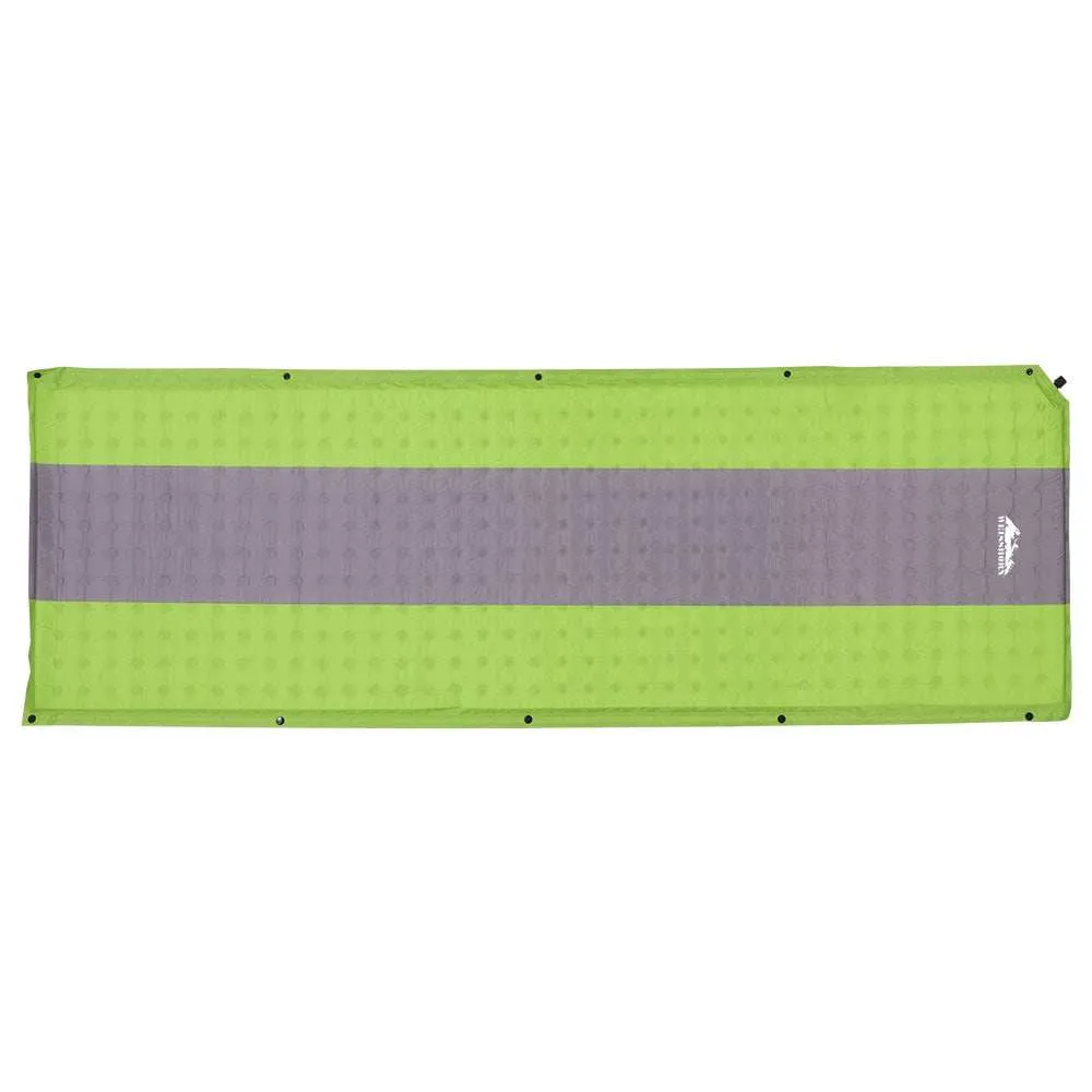 Weisshorn Self Inflating Mattress Camping Sleeping Mat Air Bed Pad Single Green