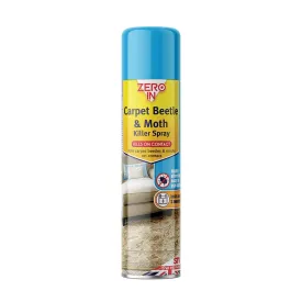 Zero In Carpet Beetle & Moth Killer - 300ml Aerosol